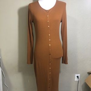 3/4 long sleeves dress